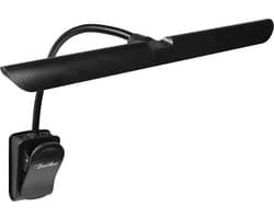 Lessenaarlamp - Boston MSL-1800 - LED XXL - 18 dimbare LED's - Klem - Zwanenhals 25cm - USB