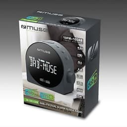 Muse M-185CDB - Stijlvolle digitale wekkerradio met DAB+/FM-radio en groot display — thumbnail 4