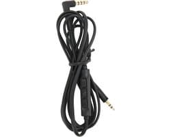 Hoofdtelefoonkabel met Microfoon en Volumeregeling voor HD Hoofdtelefoons - Vervangende Kabel met Afstandsbediening