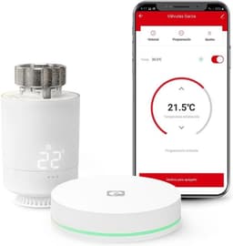 Slimme slimme thermostaatkop voor radiatoren met Zigbee Bridge, app- en spraakbesturing — thumbnail 1