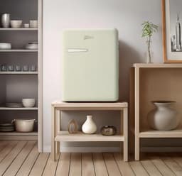 Compacte Mini Koelkast Vintage Design 31L - Stille Drankenkoeler met Instelbare Temperatuur — thumbnail 2