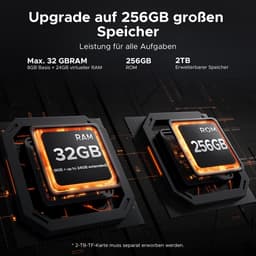 DOOGEE Fire 5 Ultra-AI Robuuste Smartphone-32GB RAM - 256GB ROM-6,6 inch 90 Hz-Robuuste Telefoon - IP68 Waterdicht -1200-lumen kampeerlamp-13000 mAh- Gemini AI-gezichtsherkenning- Android 15 - NFC - GPS-Oranje — thumbnail 5
