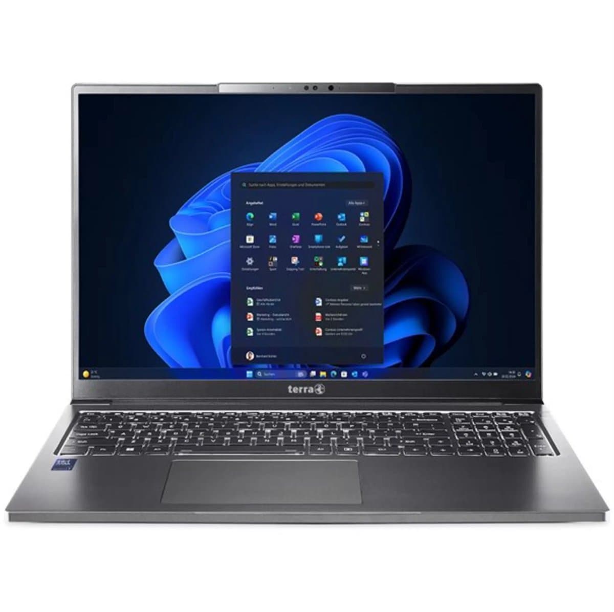 "Terra Mobile 1671 16"" FullHD laptop - Intel Core Ultra 5-125U - 16GB - 500GB M.2 SSD - Windows 11 Pro" — afbeelding 1