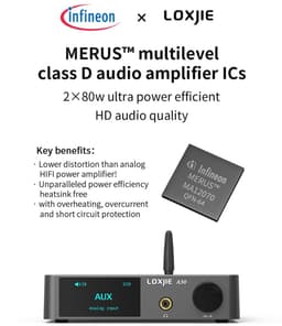 Desktop HiFi Versterker met Bluetooth 5.0 en USB - Compacte Schoonheid voor Muzieliefhebbers — thumbnail 3