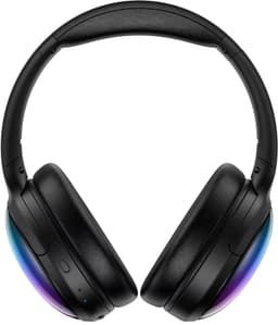 Volkano Auro LED Wireless Over-Ear Headphones – Bluetooth 5.3, 40mm Deep-Bass Drivers, 25h Battery & Foldable Design Zwart — thumbnail 4