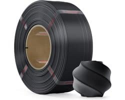 Hoogwaardig 1.75mm PLA Filament Zwart - 1kg Navulling - Zeer Nauwkeurig +/-0.02mm