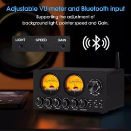 5-Bands Audio Equalizer met Bluetooth & VU-Meter | Voorversterker voor Hifi, Stereo en Computer — thumbnail 5