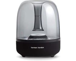 harman/kardon Aura Studio 3 - Elegant, BT draadloze luidspreker met premium design en omgevingsverlichting - zwart