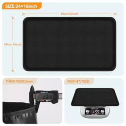 Hittebestendige Pads 60 x 40 cm - Vuurvaste Mat voor Frituurpan, Werkbladbescherming en Antislip — thumbnail 7