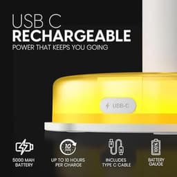 Draagbare koelventilator met LED-licht, aromatherapie, 360° rotatie en 10 uur batterijduur — thumbnail 3