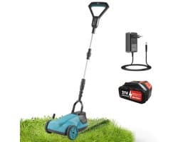 Accugrasmaaier 21 cm met telescoopstang en borstelloze motor