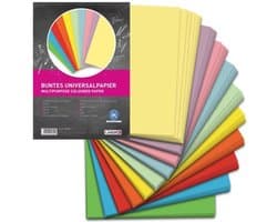 Kleurig A4 Printerpapier, 250 vellen, 10 Kleuren, 80 g/m²