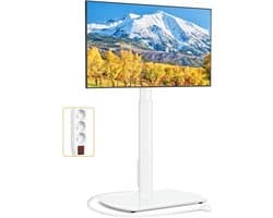 Verstelbare TV-beugel voor 32-65 inch televisies - Draaibaar en Wit tot 35 kg