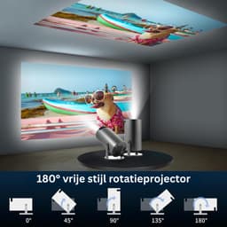 VH Supplies® Mini Beamer - Projector - Draagbare Beamer - Full HD 4K — thumbnail 4