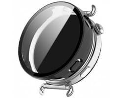 Watch case screenprotector - geschikt voor Huawei Watch GT6 41mm - hoesje - gehard glas - GT 6 41mm - volledige bescherming - zwart