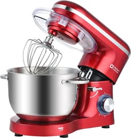 Keukenmachine met 6,2 L Capaciteit en 1400W Vermogen – Staande Mixer met Planetaire Mengtechniek — thumbnail 1