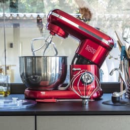 Krachtige 1500W Keukenmachine RVS Kom 5.5L - 6 Snelheden & 4 Accessoires — thumbnail 2