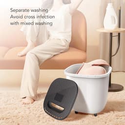 Portable Washing Machine, USB Powered Mini Washing Machine, Portable Single Bin for Underwear, Portable Washing Machine Portable Bucket Washing Machine for Camping, Travel, Apartment, Sleep — thumbnail 3