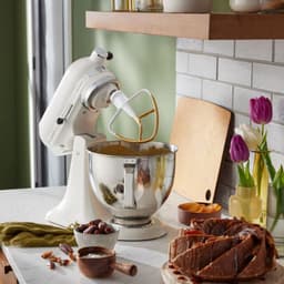 KitchenAid Artisan 5KSM125EPL - Keukenmachine - 4,8L - Porselein wit - 3 menghaken — thumbnail 5