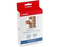 Canon KC-18IL - Instant fotopapier - Inkt/papierset - Voor SELPHY CP-printers - Origineel - 144 stickers