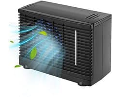 12V Mini Airconditioner Koeler, Verdamper Waterkoeler Autoventilator, Autoruit Ventilatierooster Verstelbare Ventilatorkoeler, voor Thuis Kamperen 20 x 11 x 15 cm — afbeelding 1