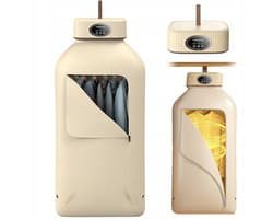 Draagbare wasdroger - Droger - Condenserende heteluchtdroger - 360° droogcyclus - UV + hitte sterilisatiefunctie - Dubbele veiligheidsbescherming - Ideaal voor op reis en om kleding te drogen bij nat weer