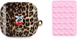 xoxo Wildhearts AirPods hoesje Berry Wild + Telefoonsticker Stick On Me Square Lichtroze – geschikt voor AirPods 4 — thumbnail 1