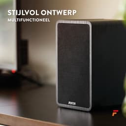 Boekenplank speakers - Fenton SHFB65 - Zwarte hifi speakers 6,5'' - 200W - 2-weg — thumbnail 2