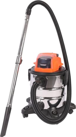 Natte en Droge Accu Stofzuiger 20 V met Roestvrijstalen Reservoir - 20 Liter Capaciteit — thumbnail 1