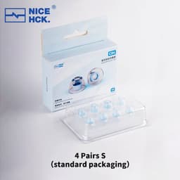 NICEHCK C04 - Vloeibare Silicone Oortjes - Ruisonderdrukkend - Uitgebreid Geluidsveld - IEMS Accessoire - Voor Audioliefhebbers - Model C04 — thumbnail 1