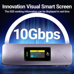 JEYI i9X - Slimme SSD Behuizing - USB 3.2 Gen 2 10Gbps - Visueel Display - Externe Adapter - Voor Geavanceerde Gebruikers - Model i9X — thumbnail 3