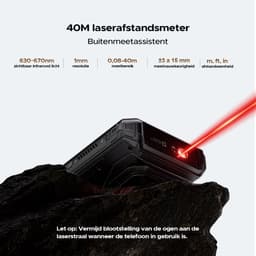 DOOGEE V Max LR 5G - Robuuste Smartphone - Robuuste Telefoon - 36 GB RAM + 512 GB ROM - Met 40 m laserdetectie - 20500 mAh/45 W - MTK 7300 - 6,78 inch FHD+120 Hz - 200 MP+32 MP camera - 1200 LMkampeerlamp - 3 kaartsleuven - WiFi 6E - NFC - Grijs — thumbnail 4