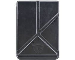 Hoesje Geschikt voor Kobo Clara 2E Origami Sleepcover - Book Case Hoes Cover - Zwart - ereader hoesje - cover