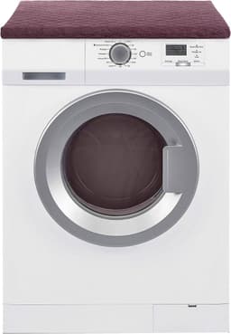 Katoenen Wasmachine Afdekhoes - Crème-wit 60x60x5 cm - 100% Katoen - Beschermende Hoes voor Wasmachine en Droogcombinatie — thumbnail 2