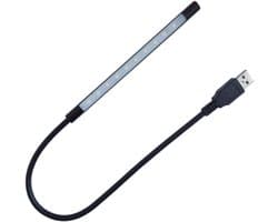 Flexibele dimbare USB leeslamp met aanraakschakelaar