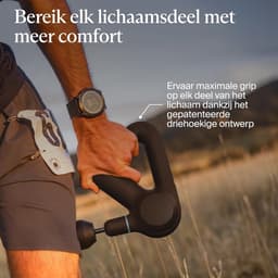 Diepweefmassagepistool voor Pijnverlichting - Elektrisch Percussiemassageapparaat met Bluetooth — thumbnail 4
