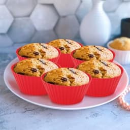 Accessoires voor de airfryer - vierkante antiaanbak bakvorm - Ongeveer 17,78 cm - Vierkante bakvorm voor airfryer - Zwart - Roestvrijstalen bakvorm - Inclusief 6 mokken - Herbruikbare bakvorm - Broodbakmand — thumbnail 3