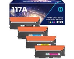Toner 117A Set voor Kleur Laser MFP - Geschikt voor Modellen als 178nwg, 179fwg en 150nw