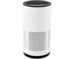 Luchtreiniger / Air Purifier - Auto-luchtreiniger - Draagbaar – Ionisator – Luchtkwaliteitindicator - Werkt tegen huisstofmijt, hooikoorts, allergie, sto - Air Purifier - Clean Air - Luchtkwaliteit Sensor （Wit）