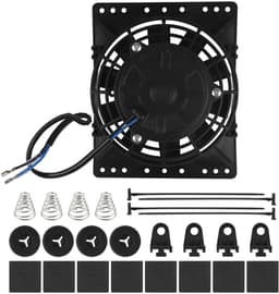 Universele Auto Koelventilator 10 Inch 12V 80W – Elektrische Ventilator voor Auto en Vrachtwagen — thumbnail 5