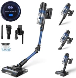 MYBOT S8 Ultra - Steelstofzuiger met Dweilfunctie - 430W - 30Kpa - 3 Zuigniveaus - Vacuum Cleaner - Steelstofzuiger Draadloos - Zonder Zak - Op Accu — thumbnail 1