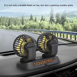 Krachtige USB Mini Ventilator - 360° Draaibaar & 2 Snelheden | Tafel, Auto, Kantoor & Camping — thumbnail 2