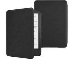 Dunne en Lichte Beschermhoes voor Nieuwe Kindle 6 inch (11e Generatie) - PU Leer met Auto Slaap/Waak Functie - Zwart