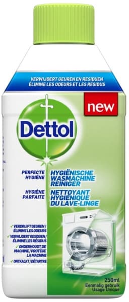 3 x Dettol - Wasmachine Reiniger - Eenmalig Gebruik - 250 ml - Grootverpakking - Wasmachine Reiniger - Wasmachine Schoonmaken - Wasmachine Hygiëne - Geurverwijderaar - Vuil Verwijderen — thumbnail 2