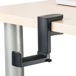 Hoofdtelefoonstandaard met 360° draaibare haak en kabelclip, gaming hoofdtelefoonstandaard Geschikt voor onder het bureau — thumbnail 1