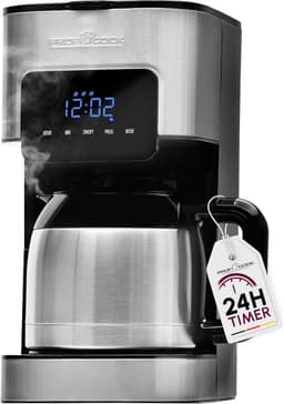 Koffiezetapparaat 8-10 Kopjes met Timer en Sensor Touch Bediening — thumbnail 1