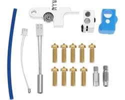 18-Delige 3D Printer Onderdelen Set voor Prusa i3 / Artillery Sidewinder X1 Extruder Upgrade