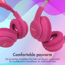 imoshion Kinder Koptelefoon Kattenoortjes - Bluetooth en Decibelbegrenzer - Draadloze Koptelefoon Kinderen — thumbnail 9