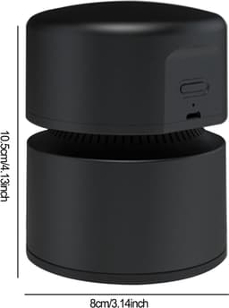 Kruimeldief - Bureau stofzuiger - Mini stofzuiger - Tafelstofzuiger - Bureaustofzuiger - Draadloze stofzuiger - Mini-stofzuiger - Draadloze stofzuiger - USB-oplaadbaar - 360° draaibaar - Tot 120 minuten accuduur - Voor scholen - Voor kantoren — thumbnail 2
