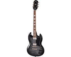 Epiphone SG Tribute Plus Ebony Burst - Double Cut modellen